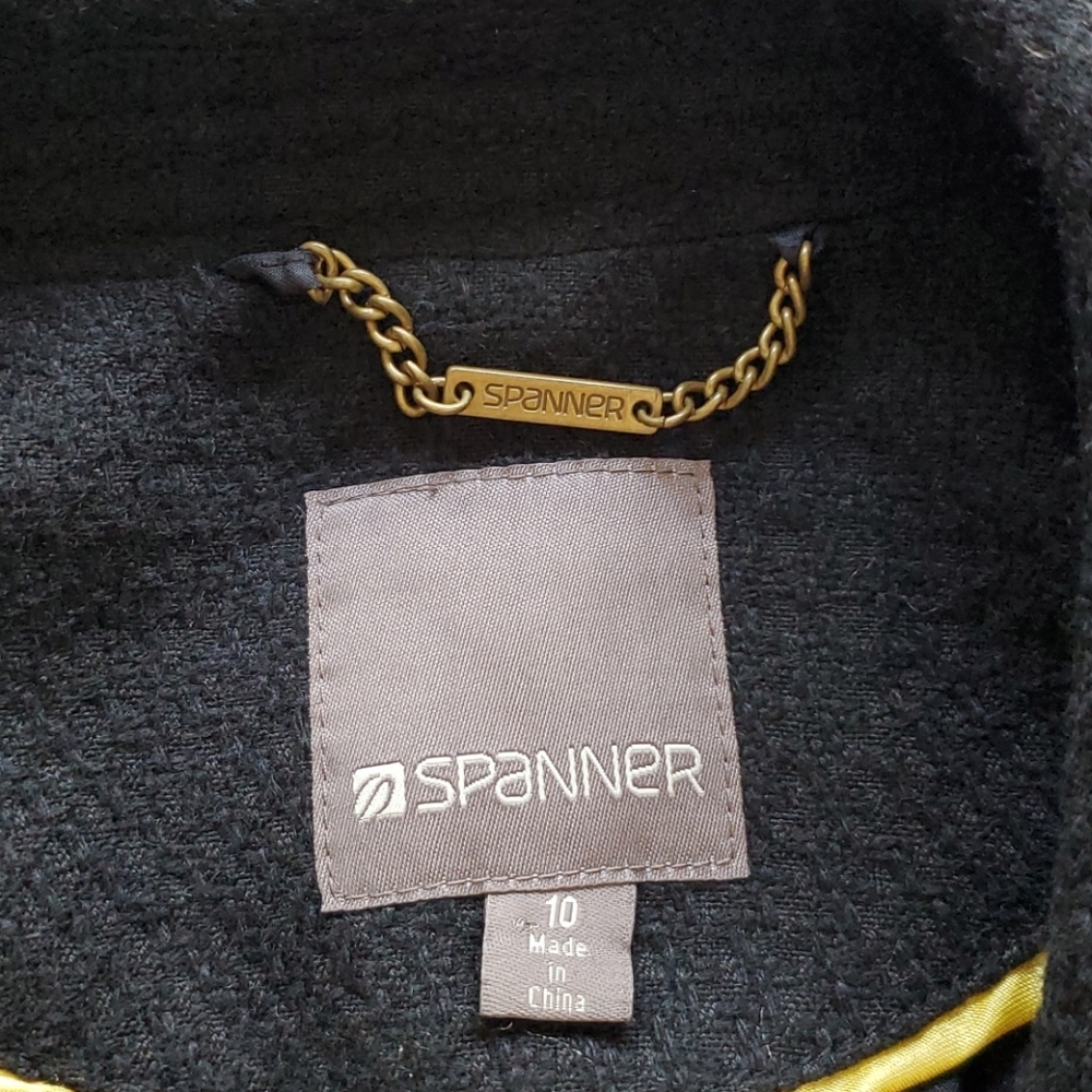 Spanner Part Wool Zip Up Lined Jacket - image 7